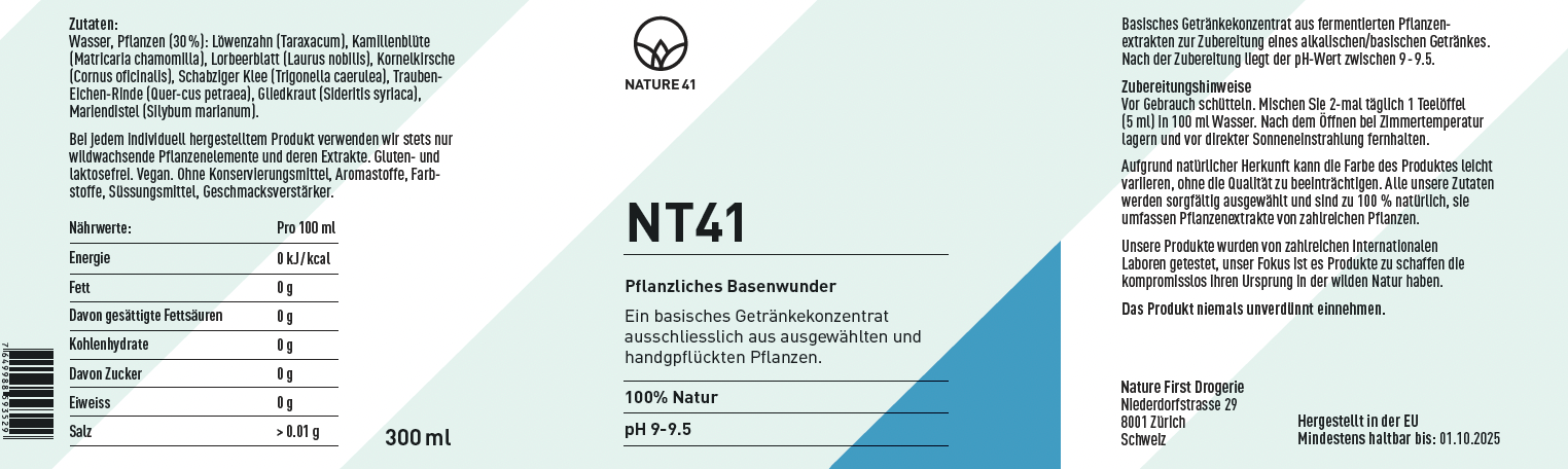 NT41 - das pflanzliche Basenwunder